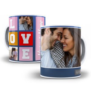 Caneca Personalizada Love Dia dos Namorados 3 fotos