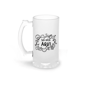 Caneca Personalizada de Chopp Jateada