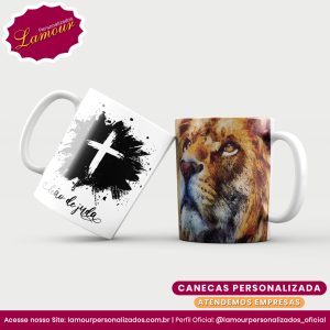Caneca Personalizada Leão da Tribo de Judá 03